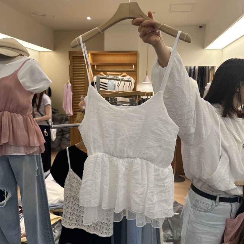 VAN NUVO東大門㊣直郵女士新款時尚25春夏職業推薦吊帶背心VAN NUVO吊帶/背心圖色3