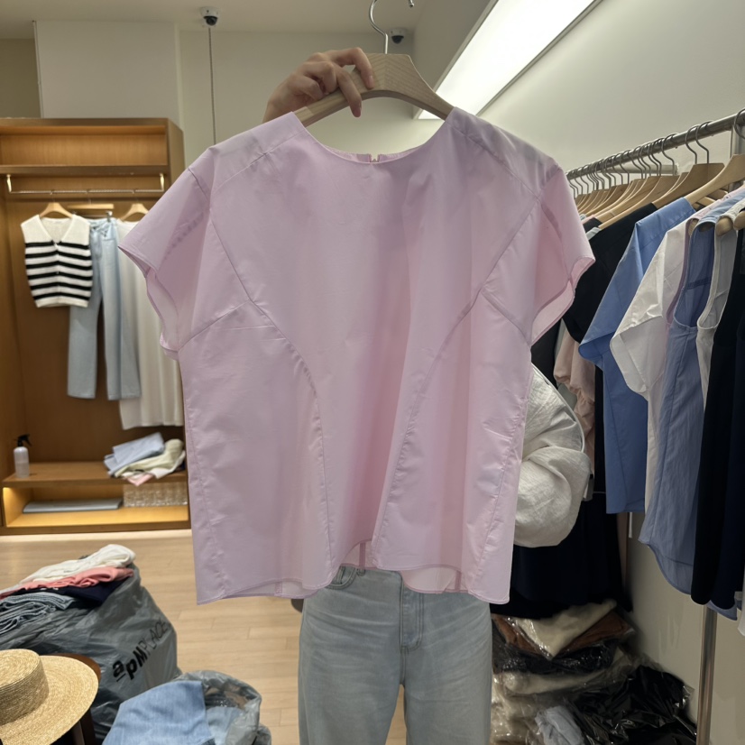 VAN NUVO韓國代購㊣女裝新款真品25春夏人氣熱賣襯衫蕾絲衫VAN NUVO襯衫/蕾絲衫圖色2