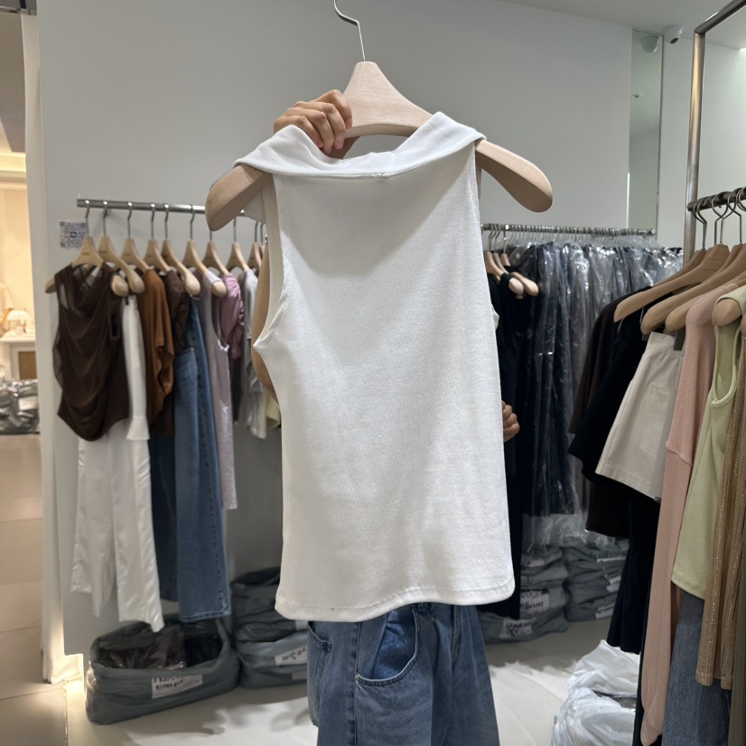 RENDER韓國代購㊣女士新款休閑職業熱賣人氣真品25春夏吊帶背心RENDER吊帶/背心