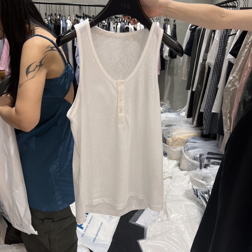 TUG韓國代購㊣女裝新品休閑時尚25春夏人氣真品推薦吊帶背心TUG吊帶/背心