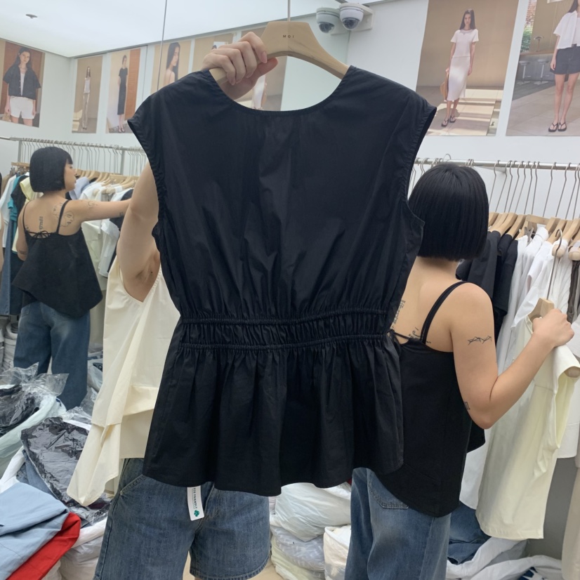 MOI-A東大門㊣實拍女士新品熱賣時尚職業休閑推薦襯衫蕾絲衫MOI-A襯衫/蕾絲衫圖色3