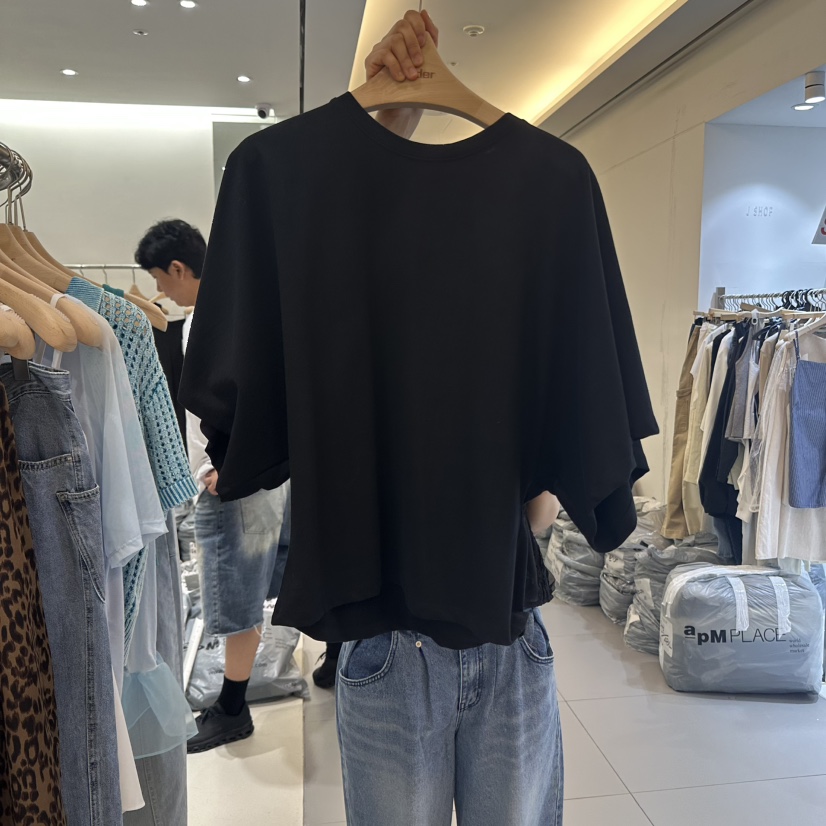 RENDER東大門㊣實拍女裝新品休閑職業熱賣推薦人氣時尚真品T恤RENDERT恤圖色3