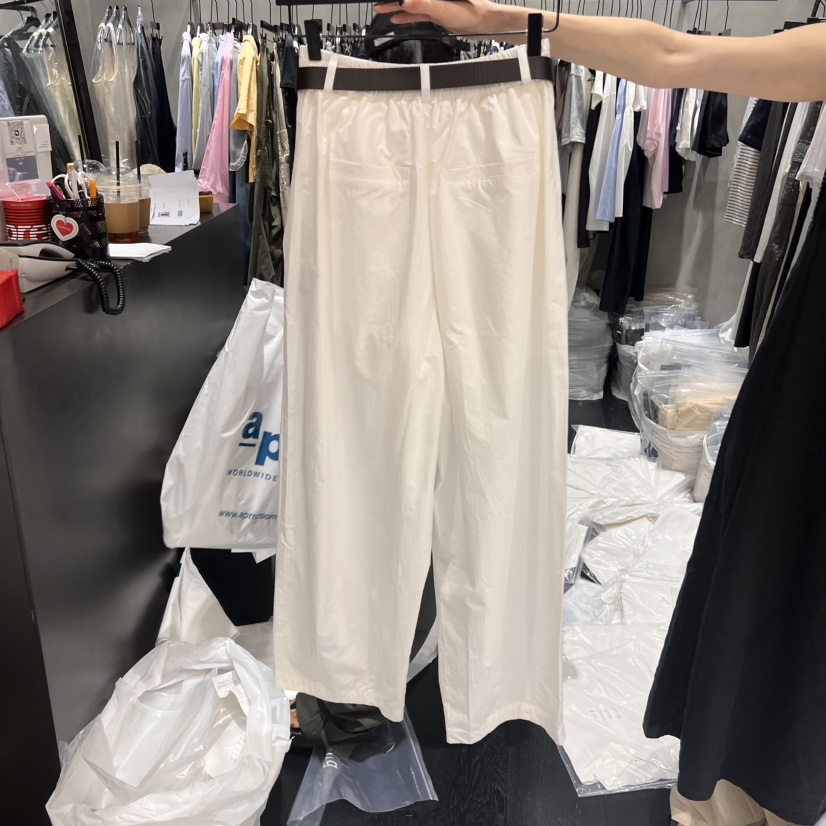 TUG東大門㊣實拍女裝新款熱賣25春夏休閑職業休閑褲不含腰帶TUG休閑褲