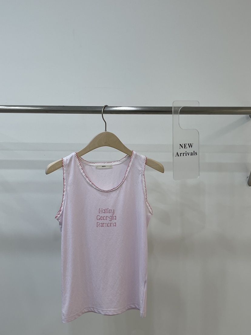 FIFTY東大門㊣實拍女士新品職業熱賣休閑真品25春夏吊帶背心FIFTY吊帶/背心圖色2