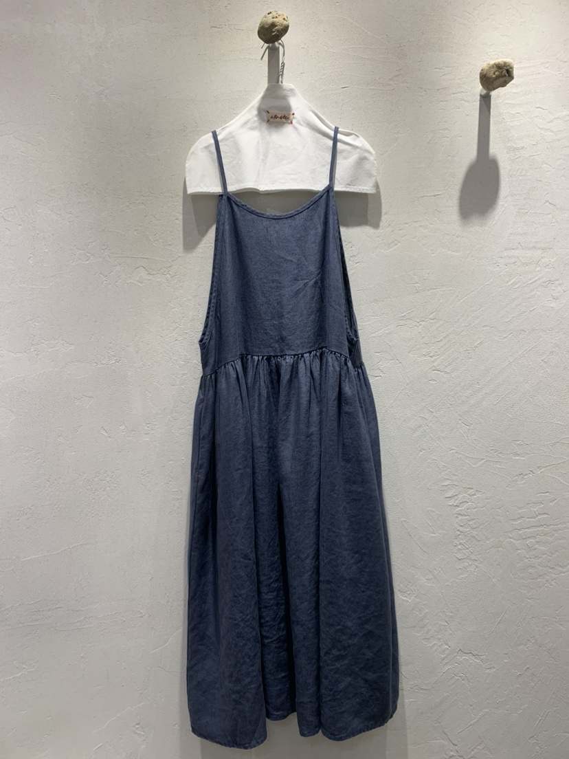 AT NOTE韓國直郵㊣女裝新款真品推薦時尚連衣裙蝴蝶結亞麻AT NOTE連衣裙圖色2