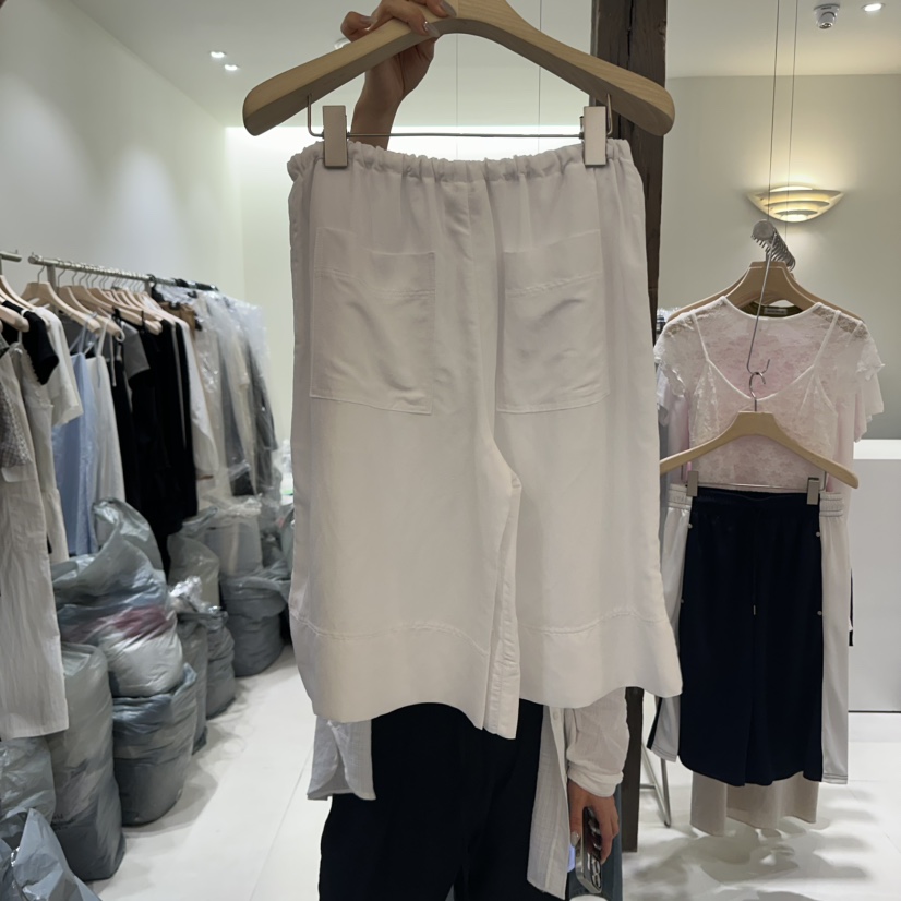 AVECNOUS韓國代購㊣女裝新品推薦職業25春夏熱賣真品短褲亞麻AVECNOUS短褲