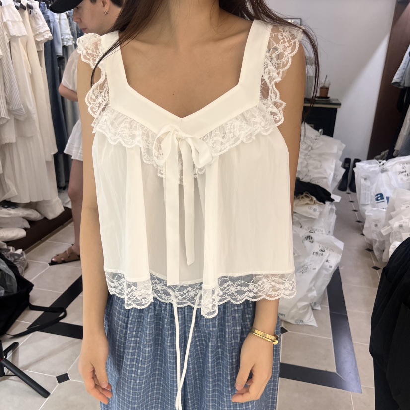 VIRKIN東大門㊣代購女士新品推薦休閑25春夏職業真品吊帶背心VIRKIN吊帶/背心