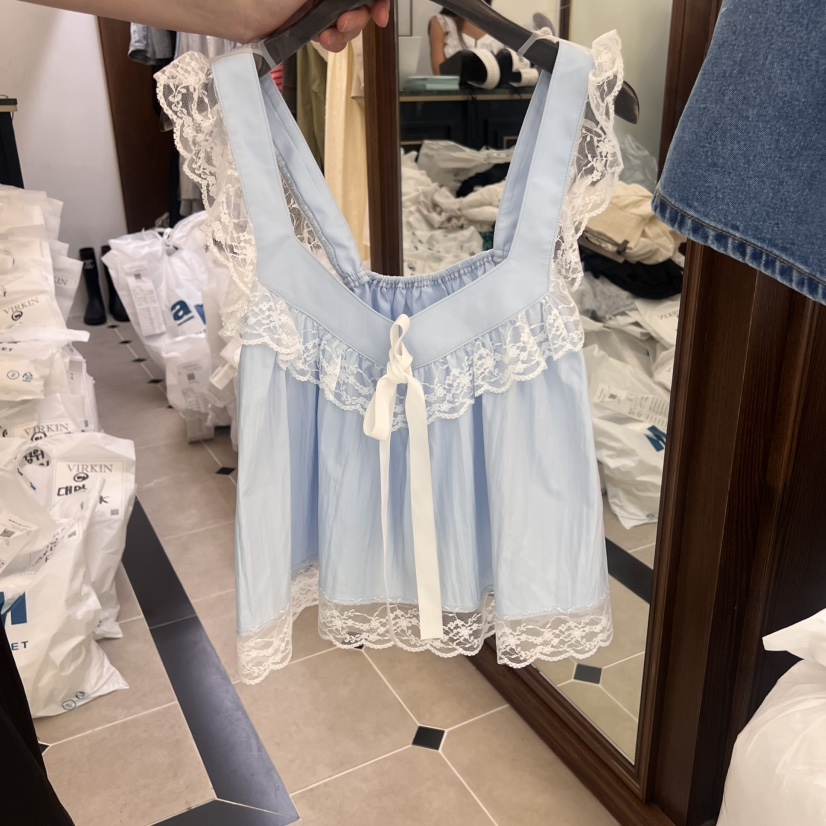 VIRKIN東大門㊣代購女士新品推薦休閑25春夏職業真品吊帶背心VIRKIN吊帶/背心圖色3