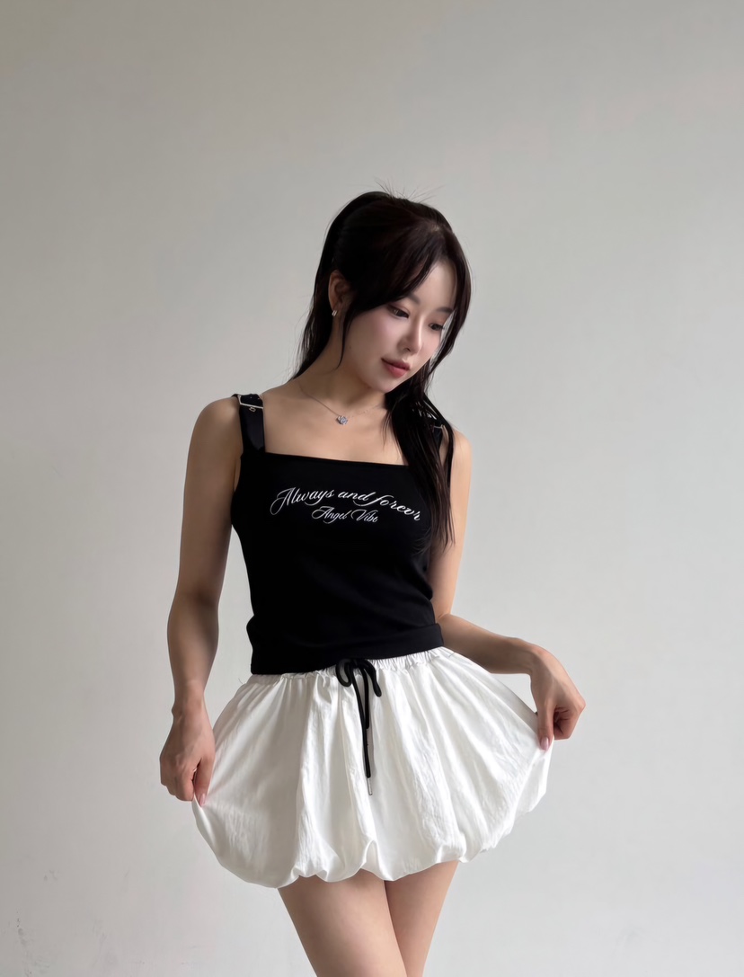 TOO HOT東大門㊣直郵女士新款熱賣休閑25春夏真品吊帶背心TOO HOT吊帶/背心