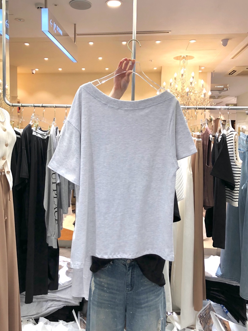 WORK SHOP東大門㊣直郵女士新品人氣25春夏時尚職業休閑T恤Work_shopT恤