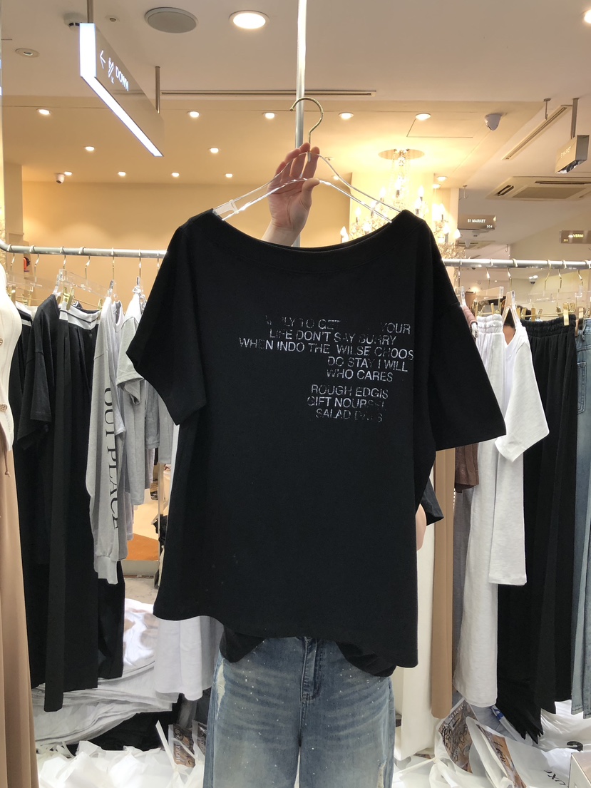 WORK SHOP東大門㊣直郵女士新品人氣25春夏時尚職業休閑T恤Work_shopT恤圖色2