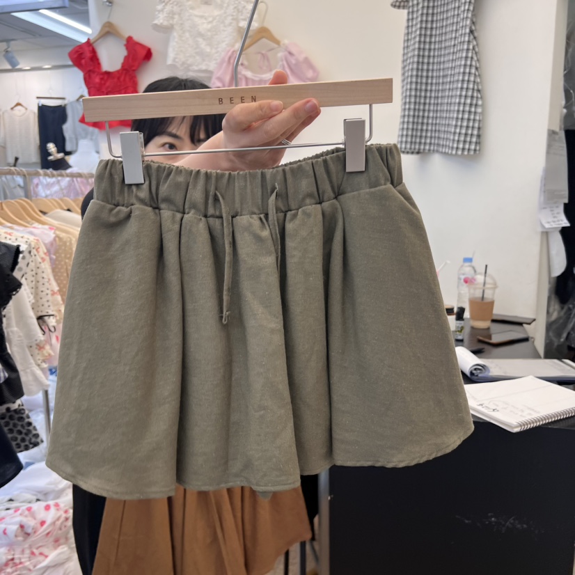 BEEN-A韓國代購㊣女士新品休閑25春夏推薦時尚真品職業裙褲BEEN-A裙褲圖色2