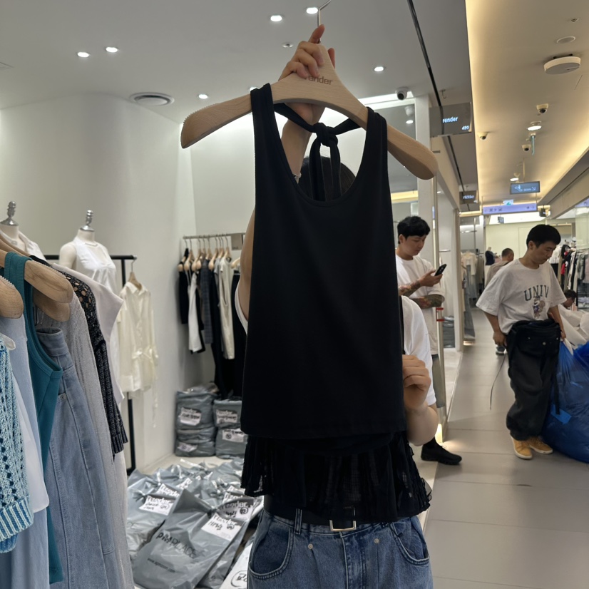 RENDER東大門㊣實拍女裝新款職業25春夏人氣時尚休閑吊帶背心RENDER吊帶/背心圖色3