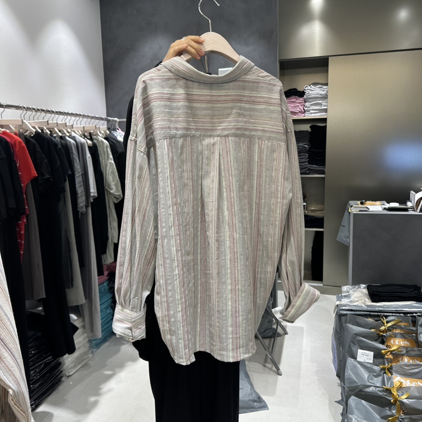 OPEN東大門㊣實拍女士新品時尚25春夏人氣推薦真品襯衫蕾絲衫OPEN襯衫/蕾絲衫