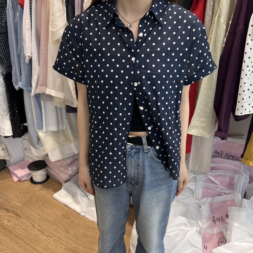 RIVEROOM東大門㊣實拍女士新品職業熱賣推薦時尚襯衫蕾絲衫RIVEROOM襯衫/蕾絲衫圖色2