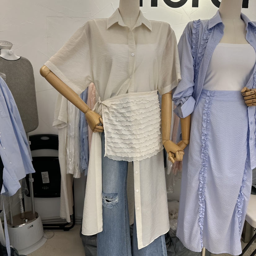 FLORAL韓國直郵㊣女士新品休閑時尚熱賣人氣真品套裝兩件套FLORAL套裝