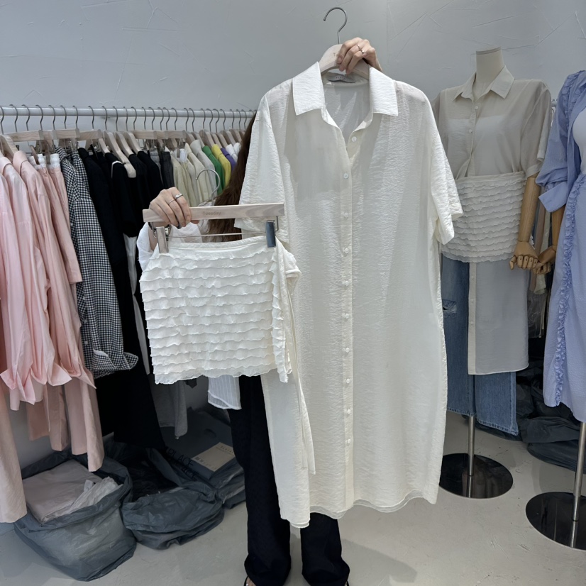 FLORAL韓國直郵㊣女士新品休閑時尚熱賣人氣真品套裝兩件套FLORAL套裝圖色2