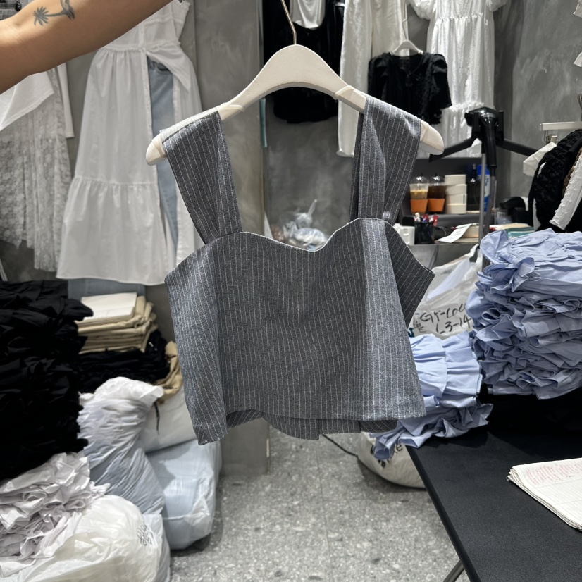 A-DEL韓國直郵㊣女裝新品25春夏時尚推薦休閑職業真品馬甲A-DEL馬甲