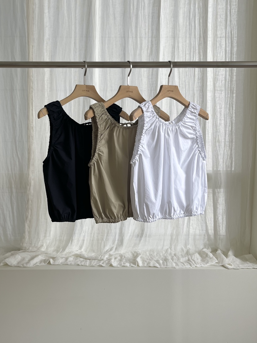 OP PER韓國代購㊣女裝新品25春夏職業人氣時尚休閑吊帶背心OPPER-simplebeige吊帶/背心