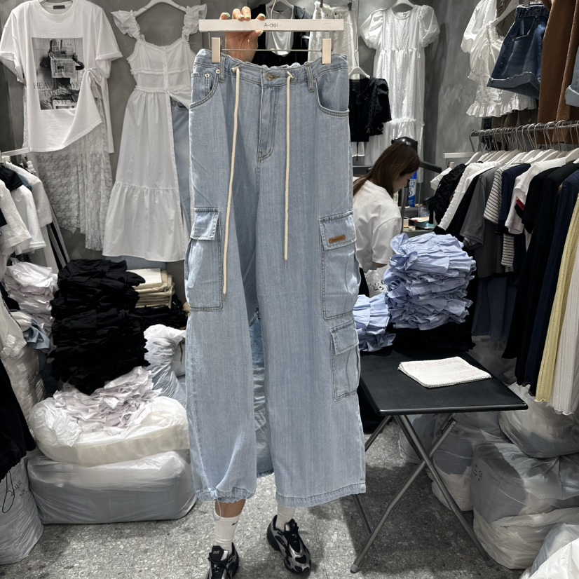 A-DEL韓國直郵㊣女士新款休閑時尚人氣熱賣職業真品牛仔褲A-DEL牛仔褲