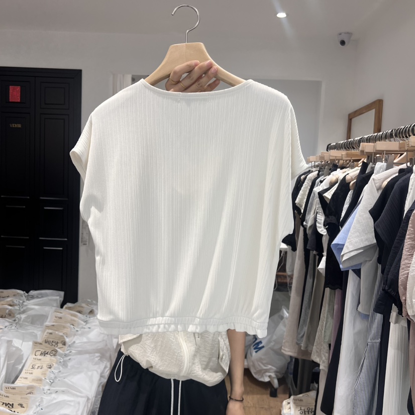 VENIR-a東大門㊣代購女裝新品時尚推薦休閑職業人氣熱賣T恤VENIR-aT恤