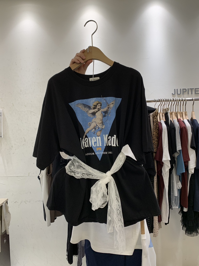 JUPITER東大門㊣實拍女裝新品真品時尚職業休閑人氣推薦T恤JUPITERT恤圖色2