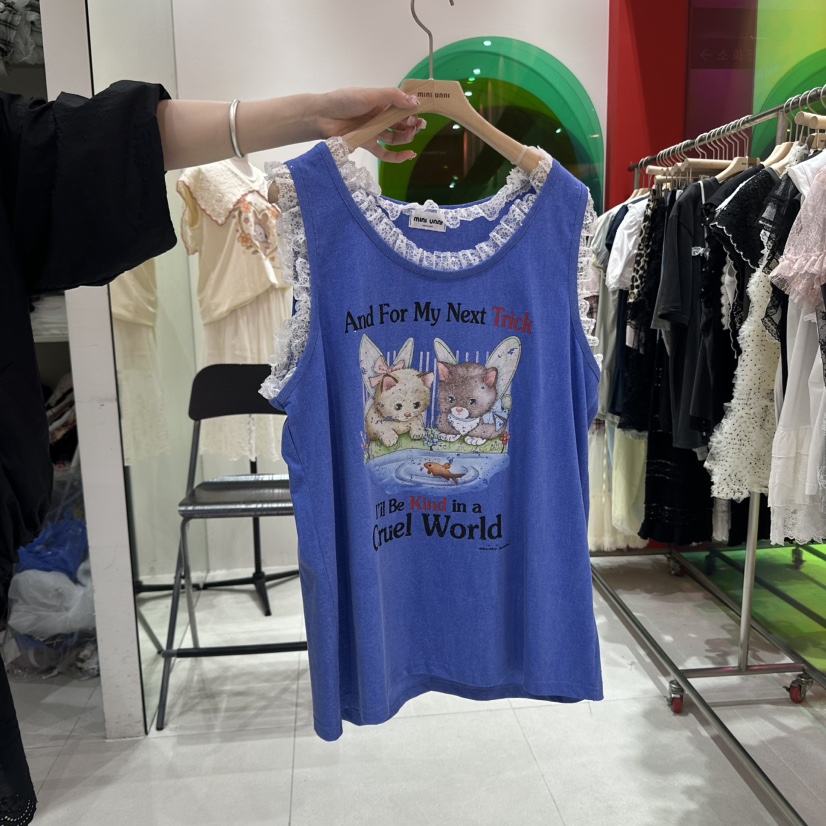 MINI UNNI韓國代購㊣女士新品職業熱賣休閑人氣時尚吊帶背心MINI UNNI吊帶/背心圖色3