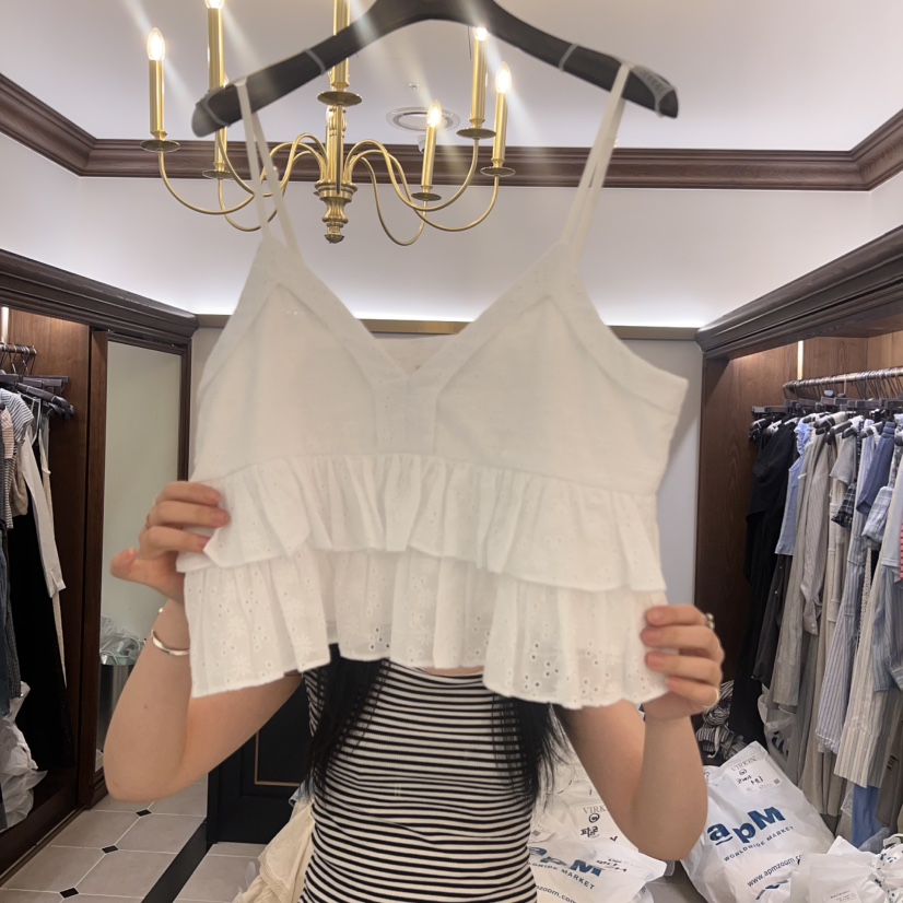 VIRKIN韓國直郵㊣女士新款時尚真品熱賣推薦人氣職業吊帶背心VIRKIN吊帶/背心圖色1