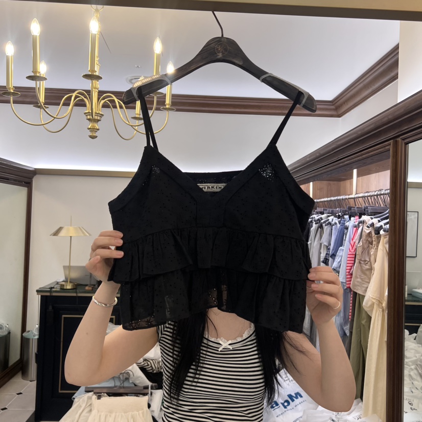 VIRKIN韓國直郵㊣女士新款時尚真品熱賣推薦人氣職業吊帶背心VIRKIN吊帶/背心圖色3