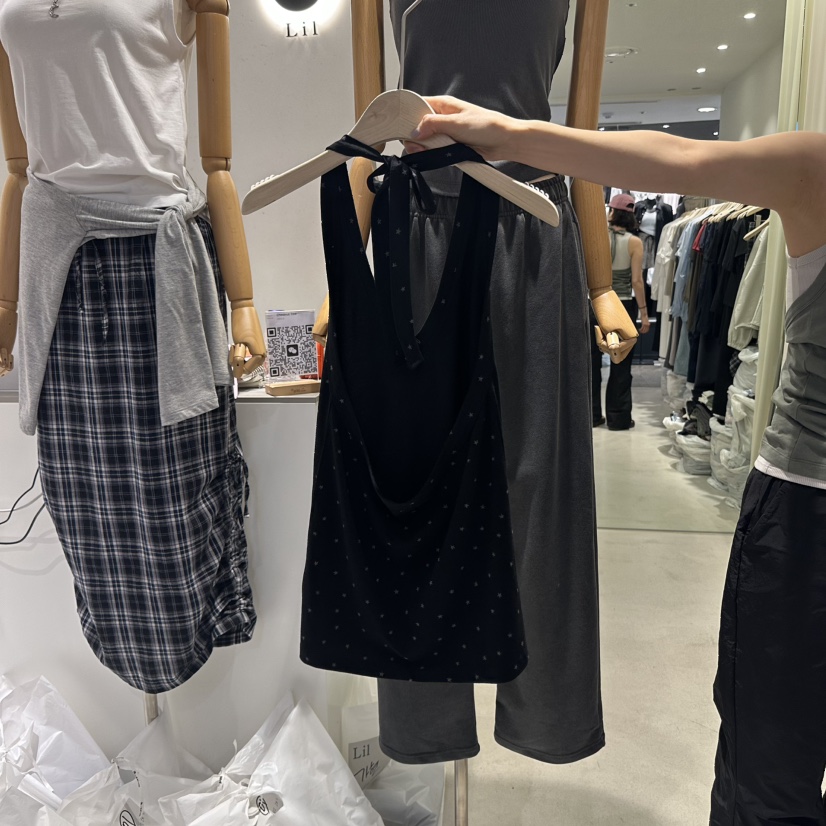 LIL東大門㊣代購女裝新款人氣職業25春夏推薦時尚真品吊帶背心LIL吊帶/背心