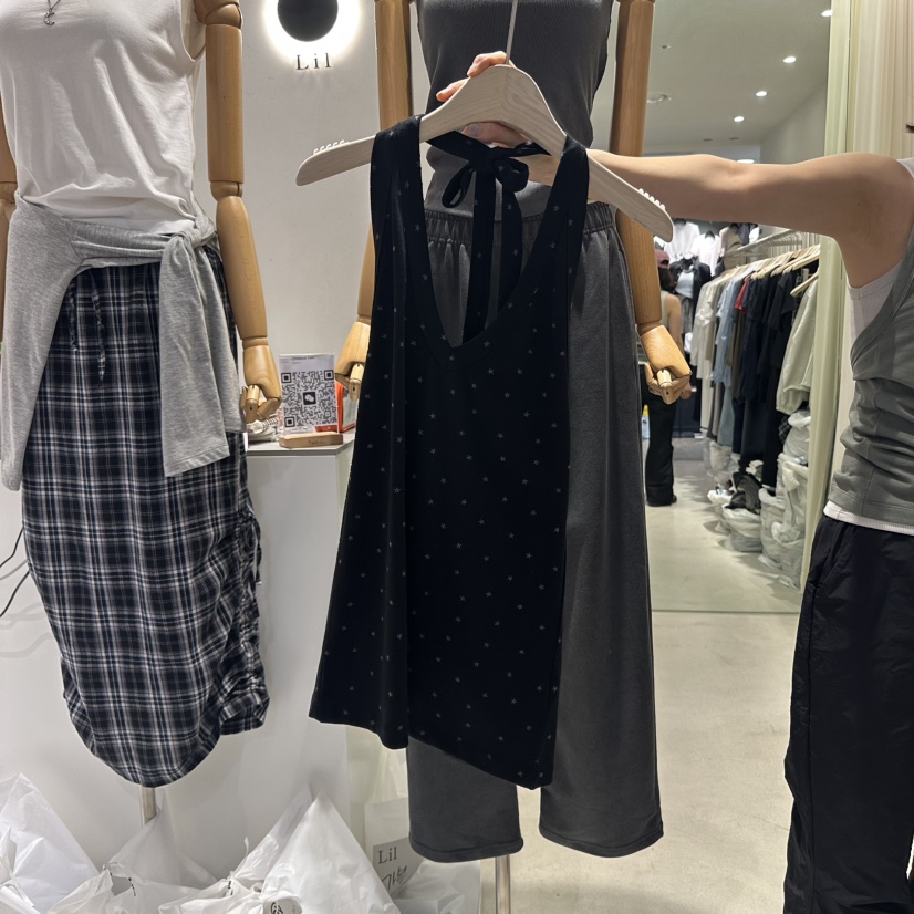 LIL東大門㊣代購女裝新款人氣職業25春夏推薦時尚真品吊帶背心LIL吊帶/背心圖色4