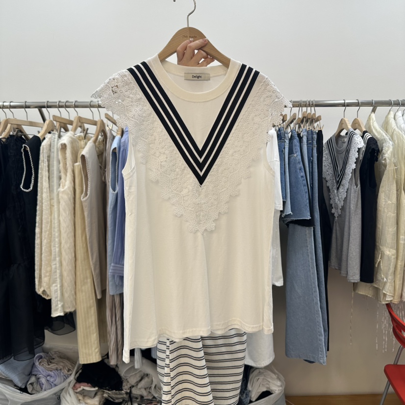 DELIGHT-L韓國直郵㊣女裝新品休閑25春夏熱賣職業吊帶背心DELIGHT吊帶/背心