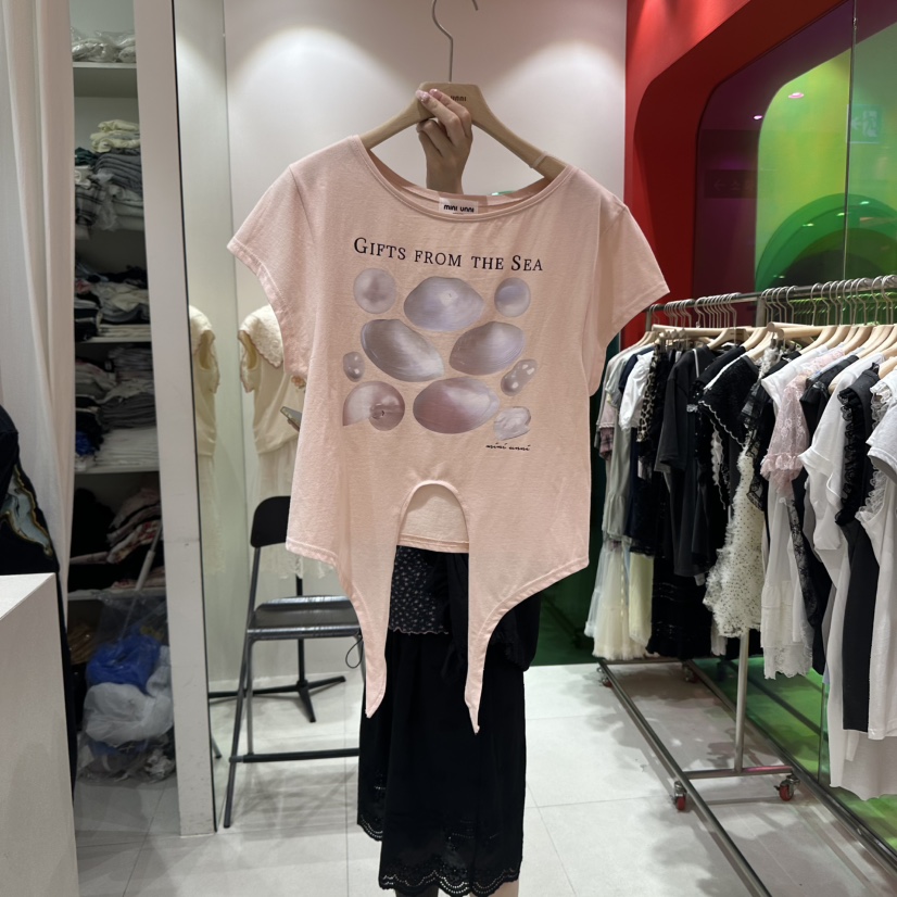 MINI UNNI韓國直郵㊣女裝新款真品熱賣職業人氣時尚推薦T恤MINI UNNIT恤圖色3