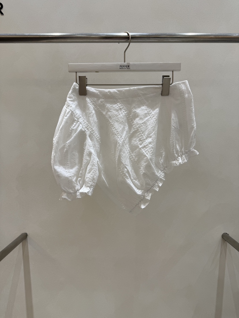 FEFFER韓國代購㊣女士新品熱賣25春夏推薦時尚真品襯衫蕾絲衫FEFFER襯衫/蕾絲衫