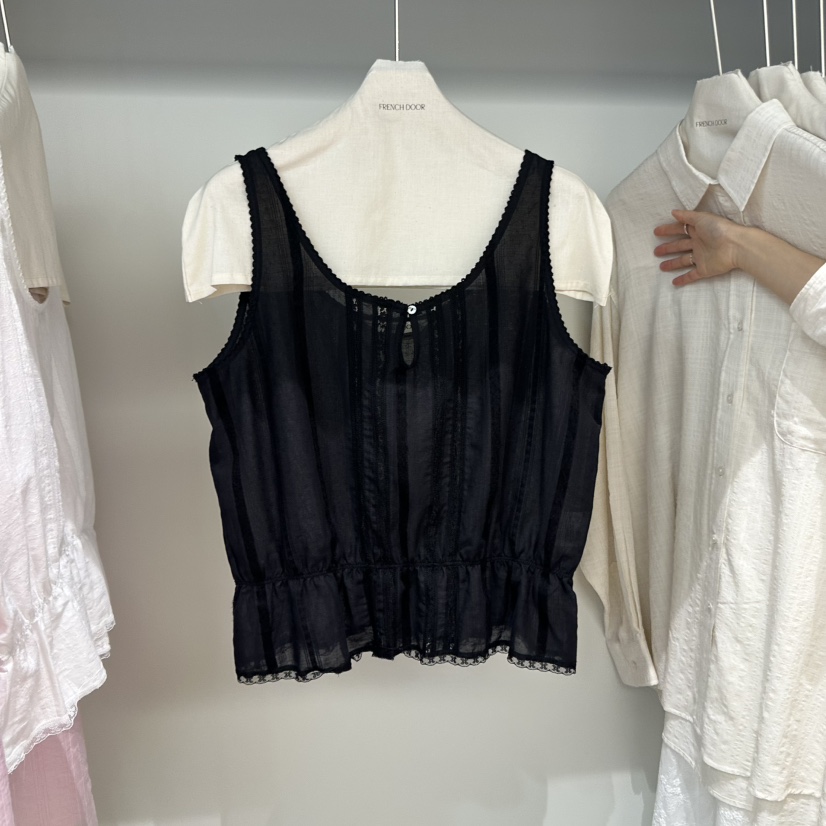 FRENCH DOOR東大門㊣代購女裝新品人氣推薦熱賣時尚吊帶背心FRENCH DOOR吊帶/背心圖色2