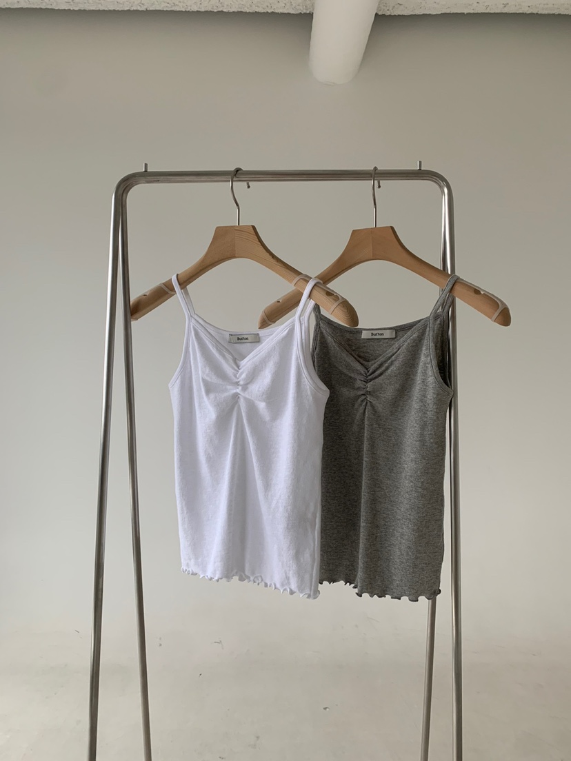 BOUTIQUE SEOUL-P東大門㊣直郵女裝新款時尚熱賣吊帶背心But ton/BOUTIQUE SEOUL吊帶/背心