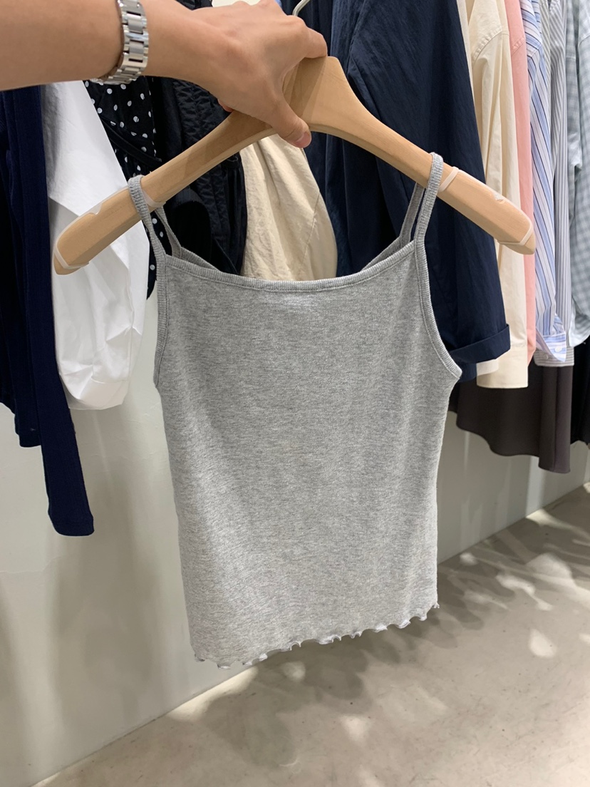 BOUTIQUE SEOUL-P東大門㊣直郵女裝新款時尚熱賣吊帶背心But ton/BOUTIQUE SEOUL吊帶/背心