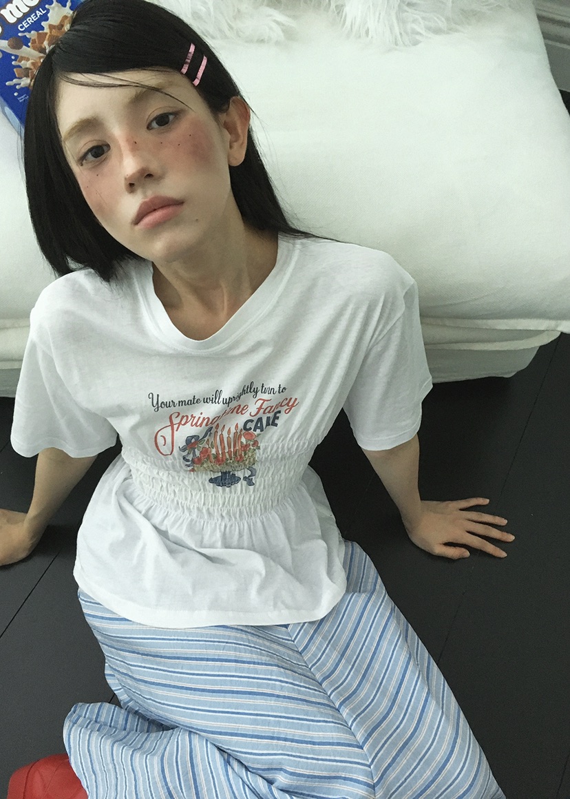 CLODE韓國代購㊣女士新品人氣熱賣時尚真品推薦休閑25春夏T恤CLODET恤
