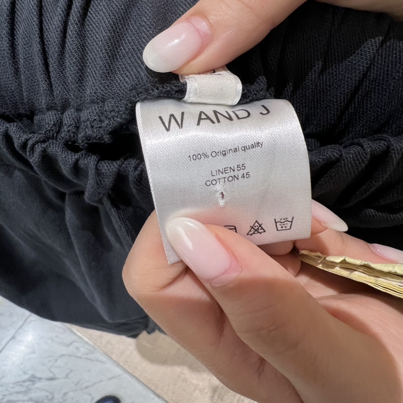 W AND J韓國直郵㊣女士新品推薦人氣職業真品25春夏休閑褲喇叭W AND J休閑褲