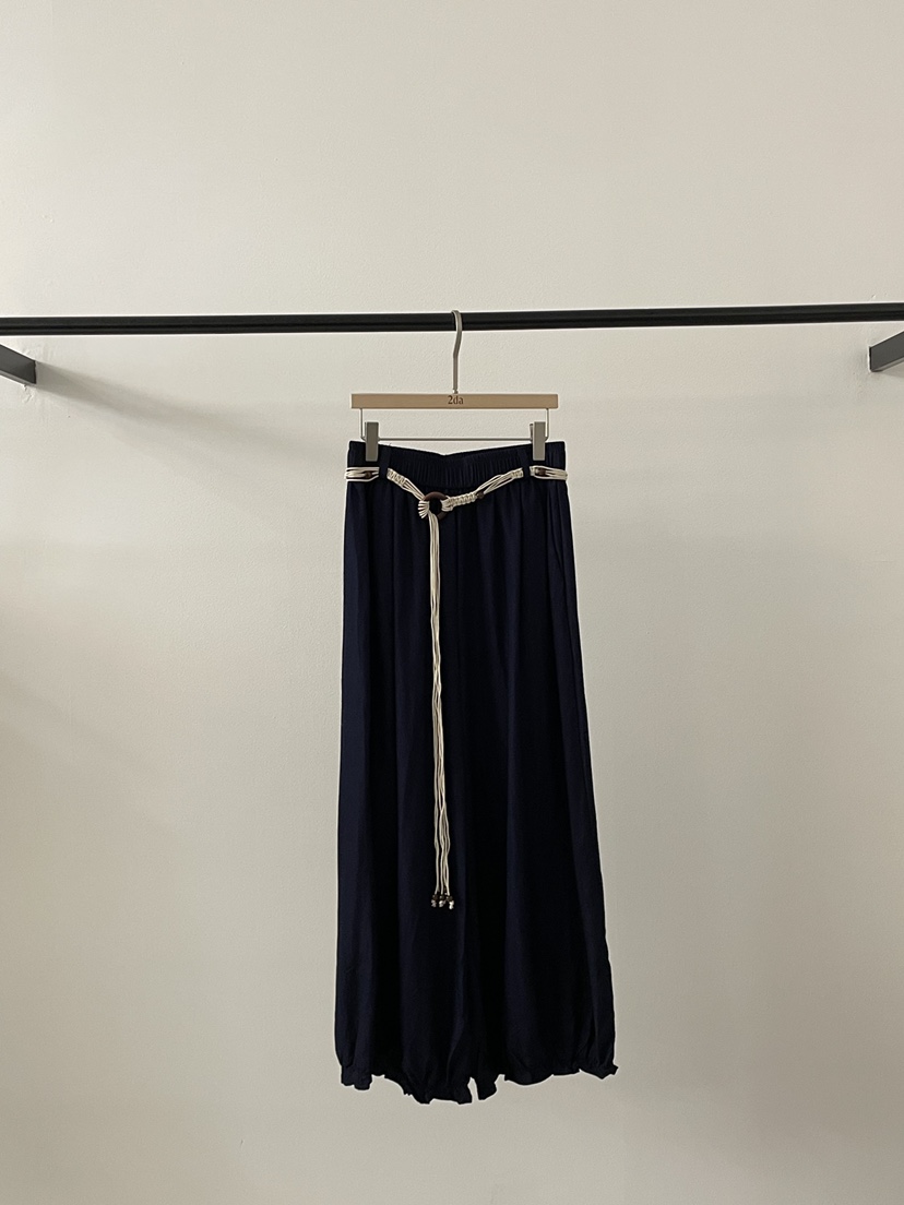 DARIMI-P韓國代購㊣女裝新款25春夏熱賣休閑時尚休閑褲含腰帶2da/DARIMI-P休閑褲圖色2