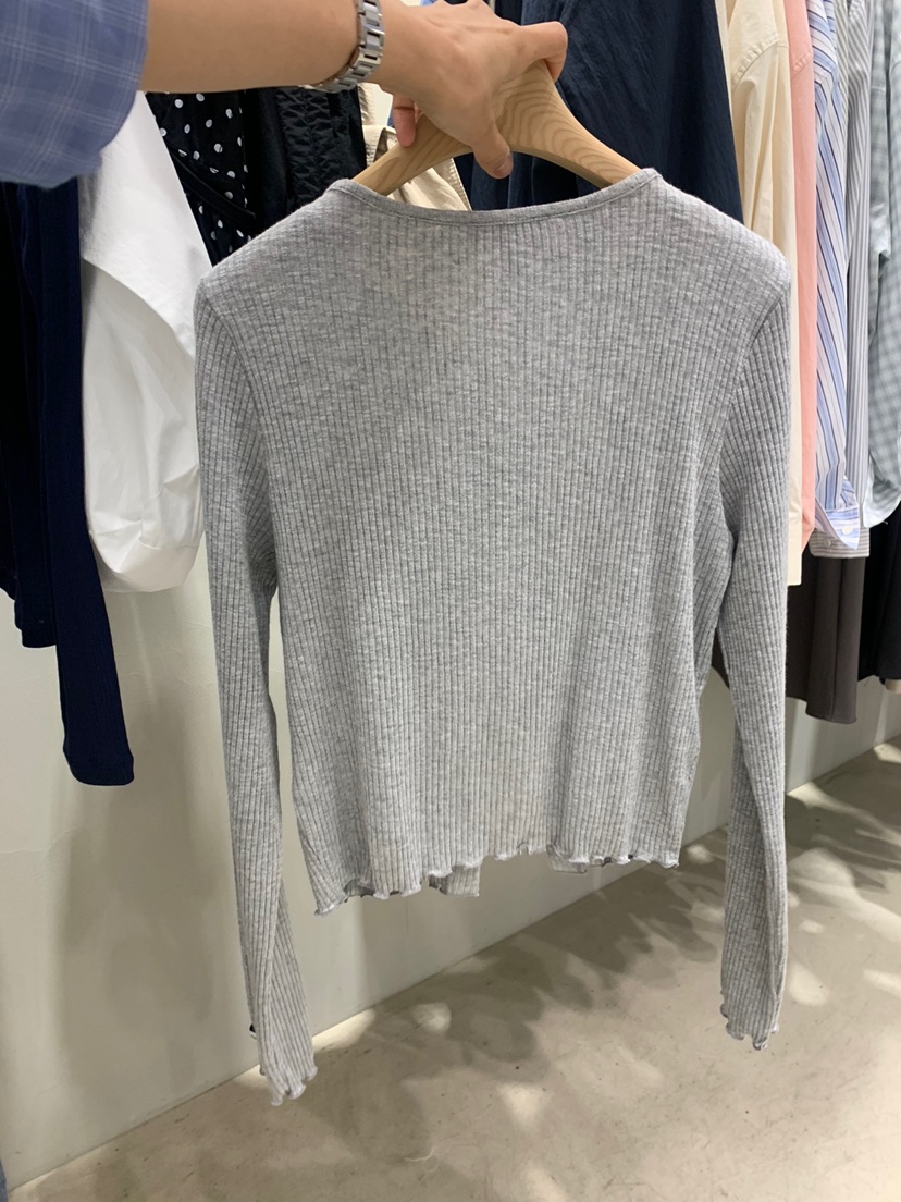 BOUTIQUE SEOUL-P東大門㊣實拍女士新品25春夏針織衫不含內搭開衫But ton/BOUTIQUE SEOUL針織衫