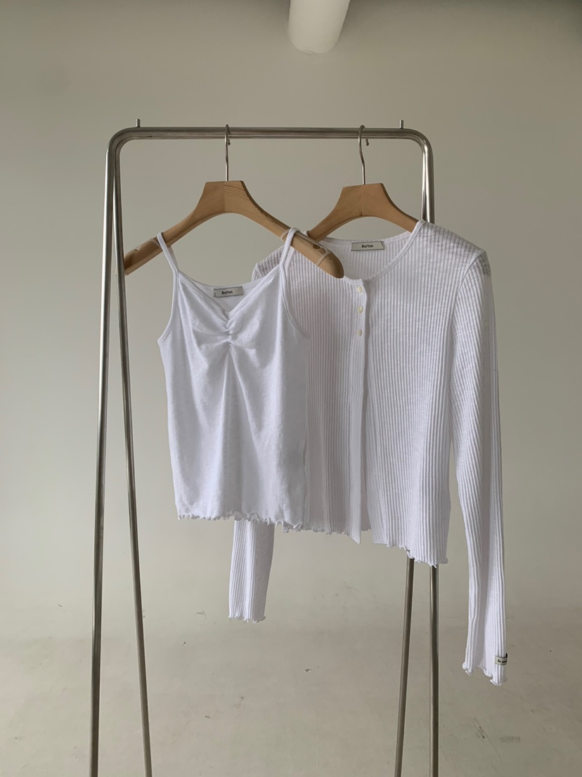 BOUTIQUE SEOUL-P東大門㊣實拍女士新品25春夏針織衫不含內搭開衫But ton/BOUTIQUE SEOUL針織衫圖色2