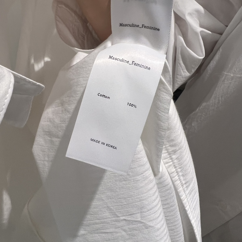 MASCULINE韓國代購㊣女裝新品休閑推薦熱賣人氣襯衫蕾絲衫條紋MASCULINE襯衫/蕾絲衫