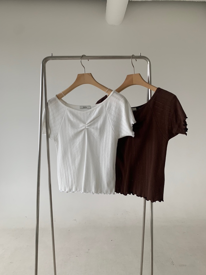 BOUTIQUE SEOUL-P韓國直郵㊣女士新品時尚熱賣真品推薦T恤But ton/BOUTIQUE SEOULT恤