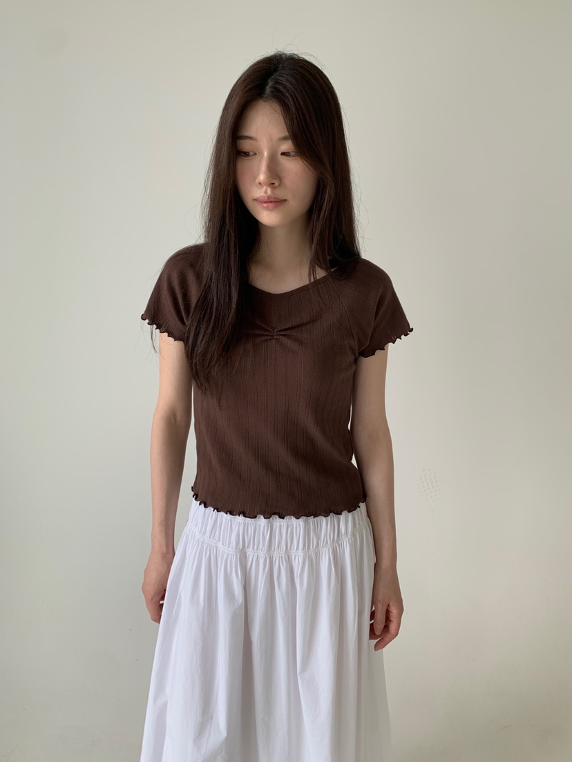 BOUTIQUE SEOUL-P韓國直郵㊣女士新品時尚熱賣真品推薦T恤But ton/BOUTIQUE SEOULT恤圖色2