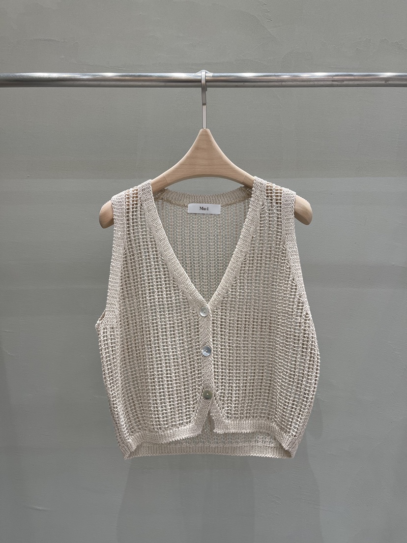 THE MUI東大門㊣代購女裝新品25春夏推薦休閑真品職業馬甲Mu:i-A馬甲