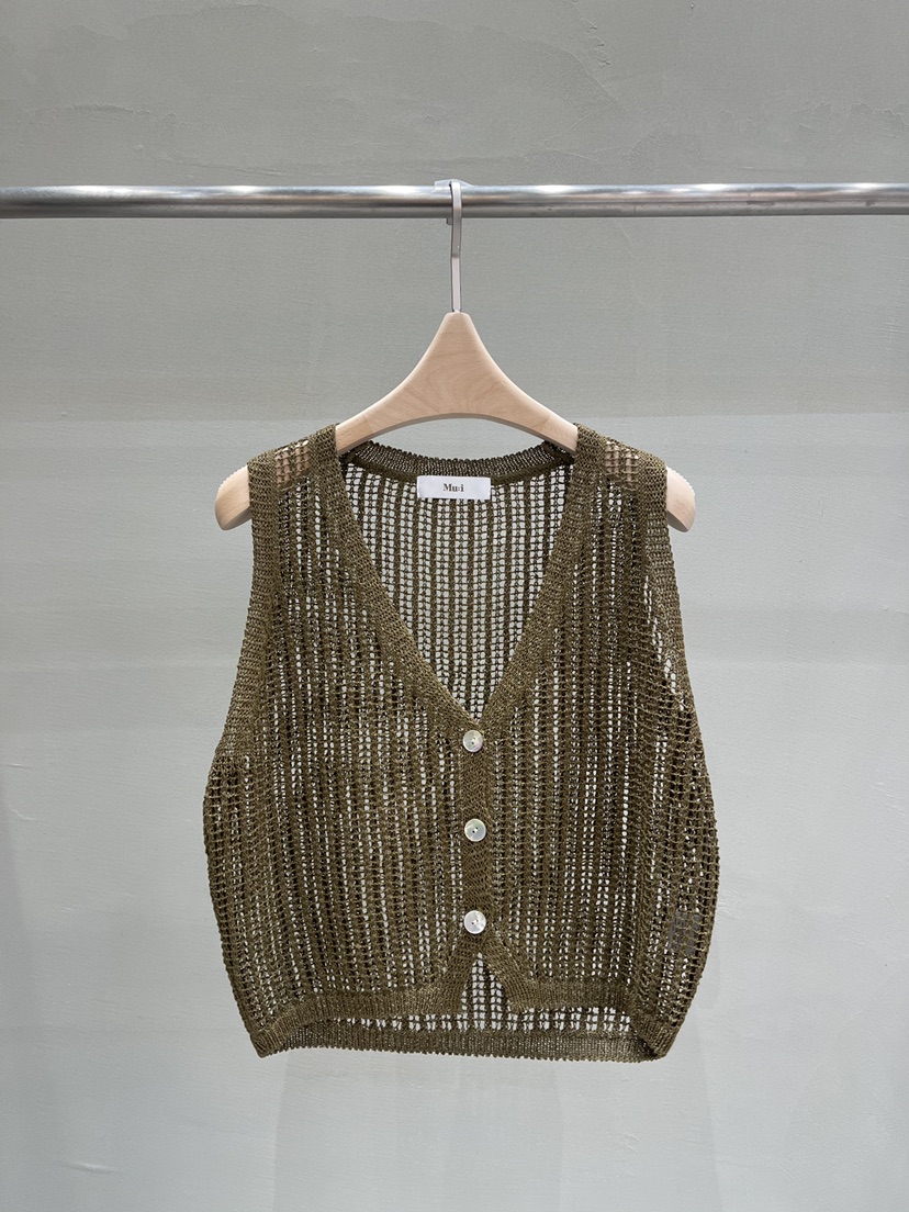 THE MUI東大門㊣代購女裝新品25春夏推薦休閑真品職業馬甲Mu:i-A馬甲圖色3