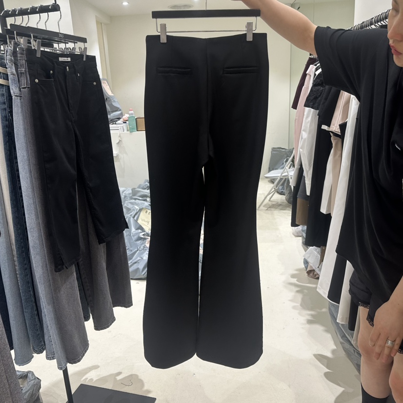 BES韓國直郵㊣女士新品熱賣職業真品人氣休閑時尚休閑褲喇叭BES休閑褲