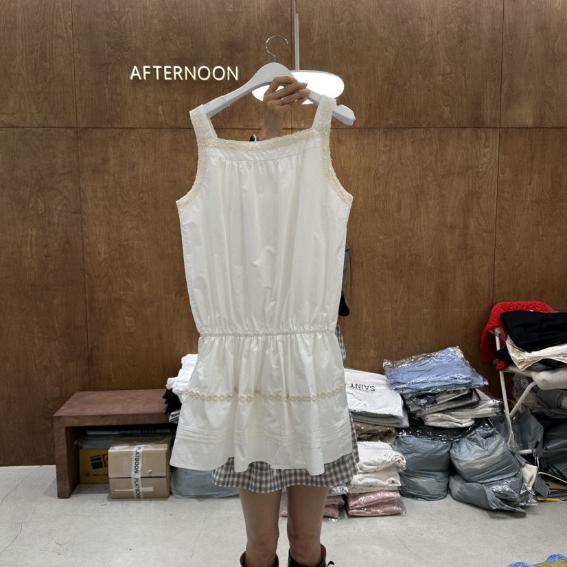 AFTERNOON-P東大門㊣代購女裝新品人氣25春夏時尚休閑連衣裙AFTERNOON連衣裙