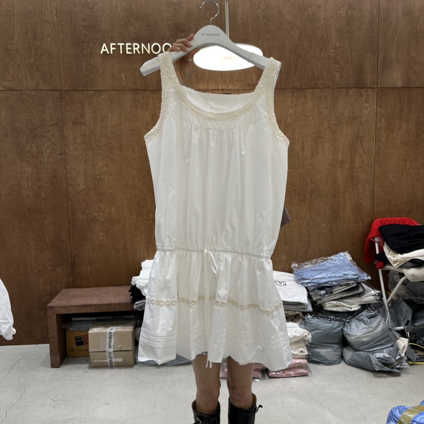 AFTERNOON-P東大門㊣代購女裝新品人氣25春夏時尚休閑連衣裙AFTERNOON連衣裙圖色2